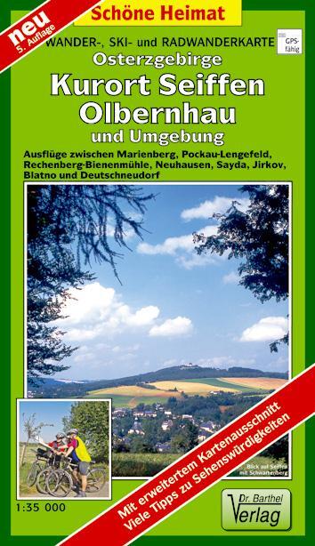 Cover: 9783895910562 | Wander- Ski- und Radwanderkarte Osterzgebirge, Kurort Seiffen,...