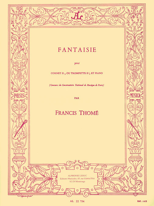 Cover: 9790046227547 | Fantaisie | Francis Thomé | Buch | Alphonse Leduc | EAN 9790046227547