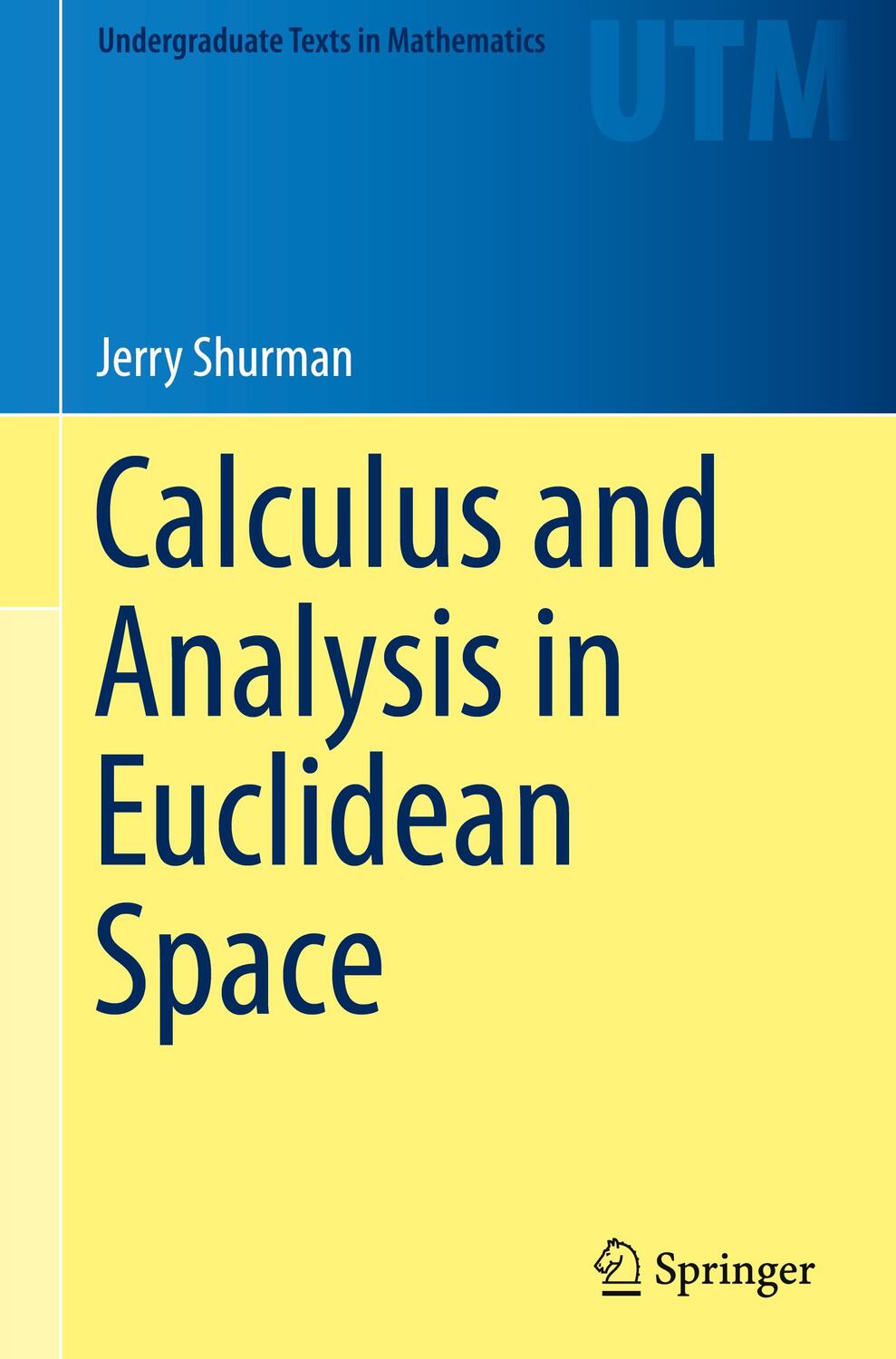 Cover: 9783319493121 | Calculus and Analysis in Euclidean Space | A First Course | Shurman