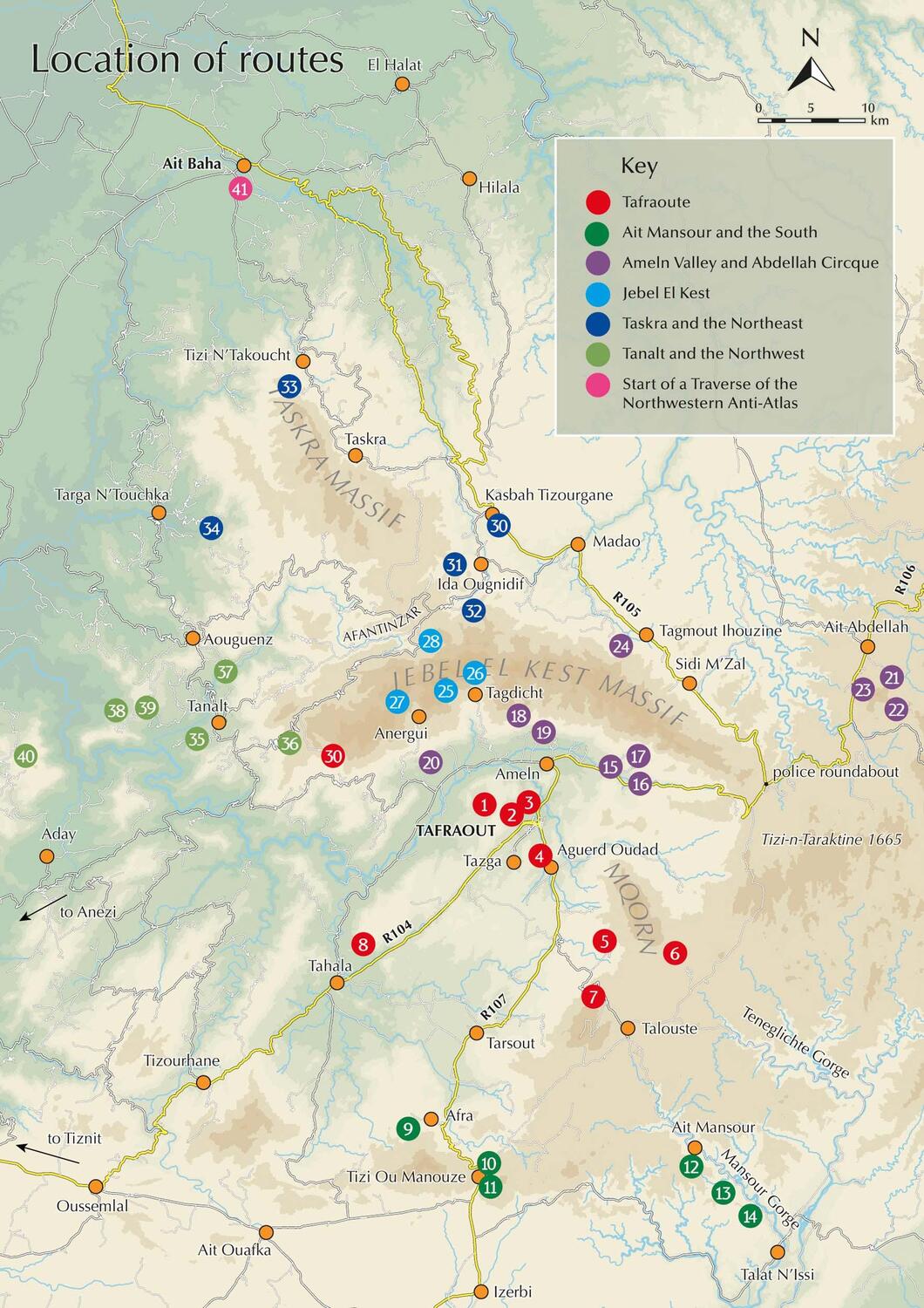 Bild: 9781852848095 | Walks and Scrambles in the Moroccan Anti-Atlas | David Wood | Buch