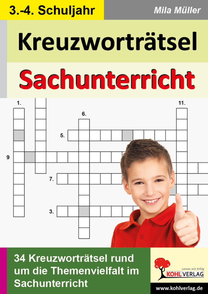 Cover: 9783960404347 | Kreuzworträtsel Sachuntericht, 3.-4.Schuljahr | Mila Müller | Buch