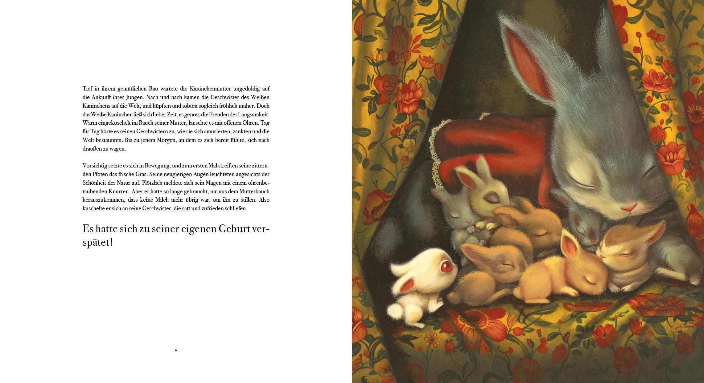 Bild: 9783964282606 | Das Weiße Kaninchen kommt zu spät | Benjamin Lacombe | Buch | 48 S.