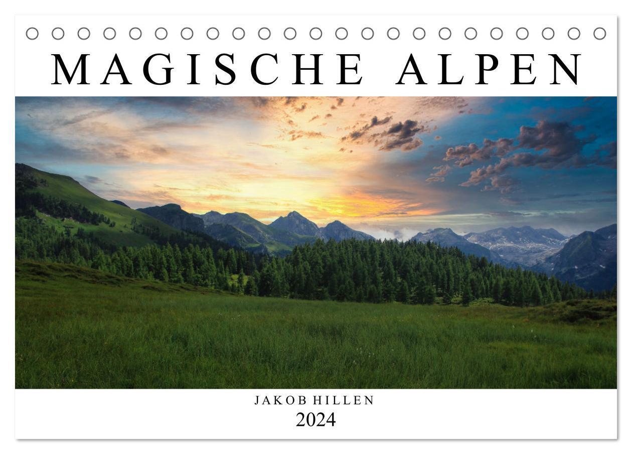 Cover: 9783675504448 | Magische Alpen (Tischkalender 2024 DIN A5 quer), CALVENDO...