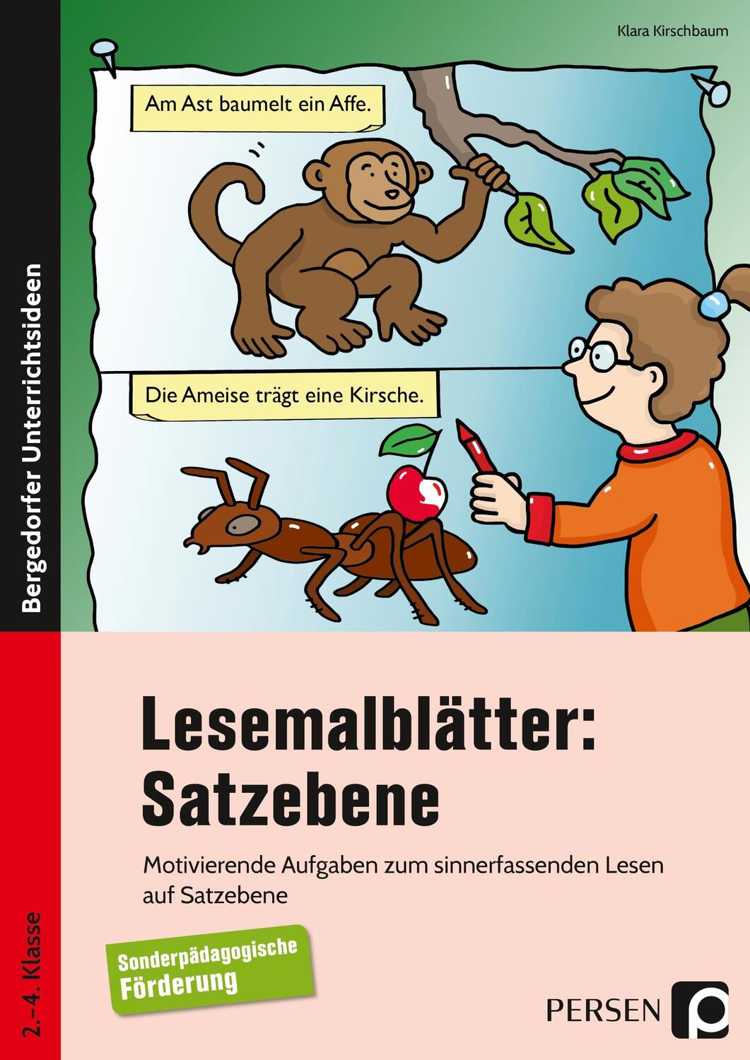 Cover: 9783403205487 | Lesemalblätter: Satzebene | Klara Kirschbaum | Broschüre | Deutsch