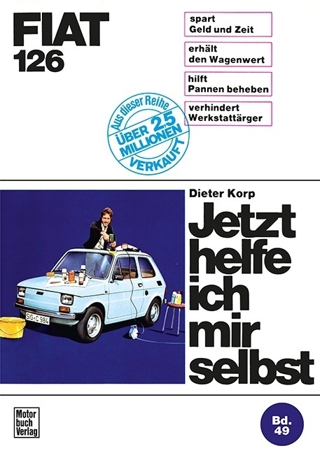 Cover: 9783879433827 | Fiat 126 | Reprint der 1. Auflage 1975 | Dieter Korp | Taschenbuch