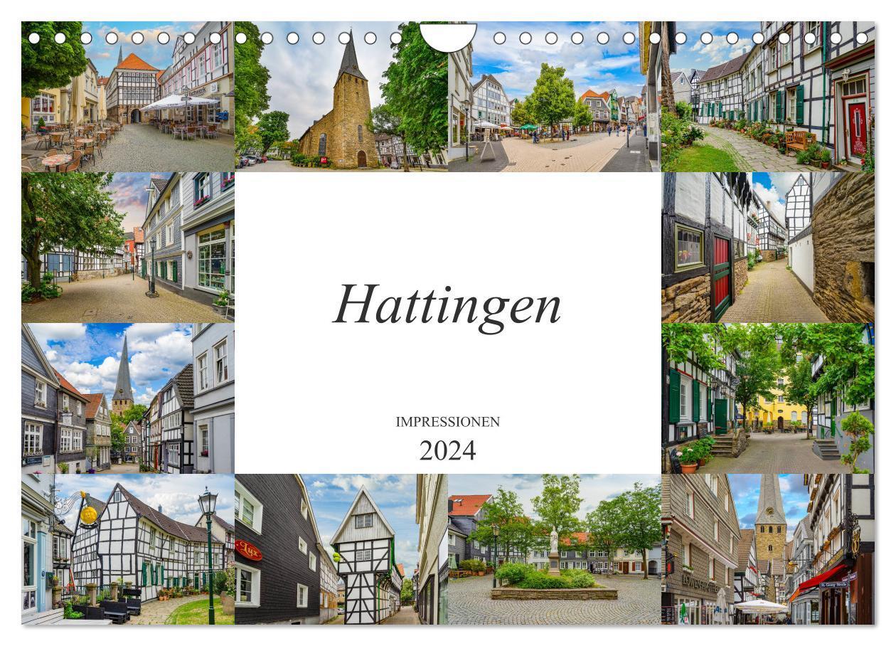 Cover: 9783675682313 | Hattingen Impressionen (Wandkalender 2024 DIN A4 quer), CALVENDO...