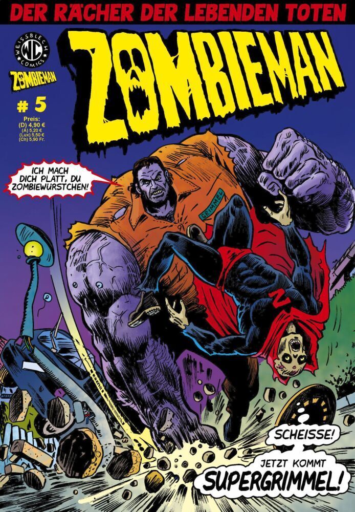 Cover: 9783869590950 | Zombieman 5 | Der Rächer der lebenden Toten | Levin Kurio | Broschüre