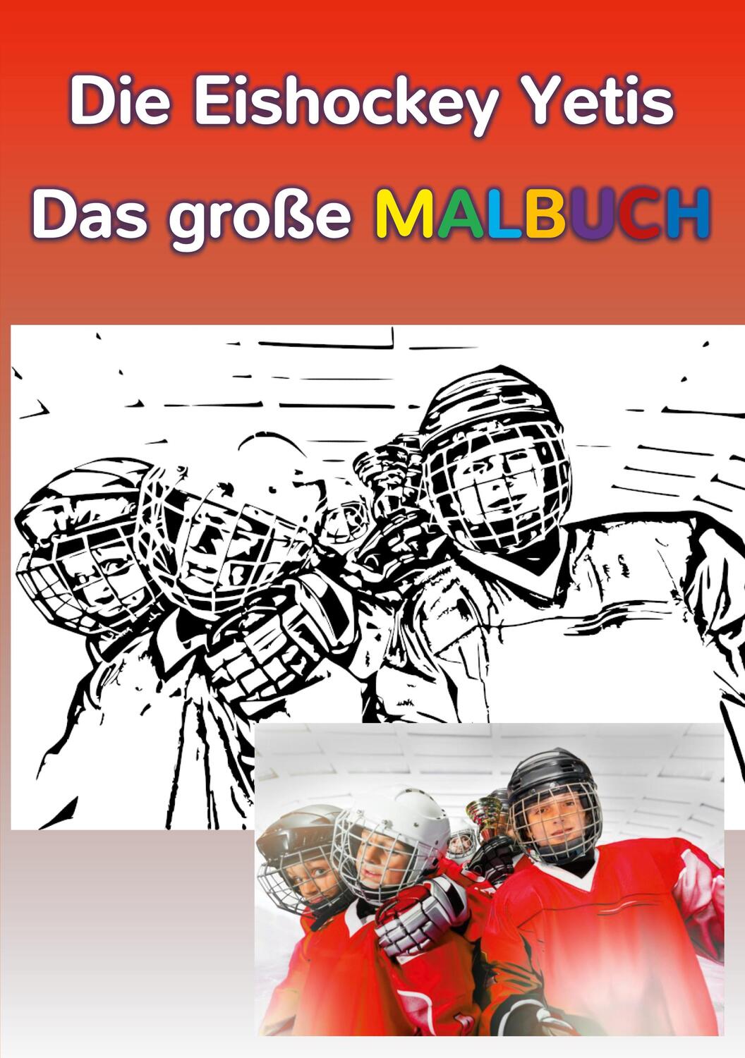 Cover: 9783746047584 | Die Eishockey Yetis - Das große Malbuch | Elke Pfesdorf | Taschenbuch