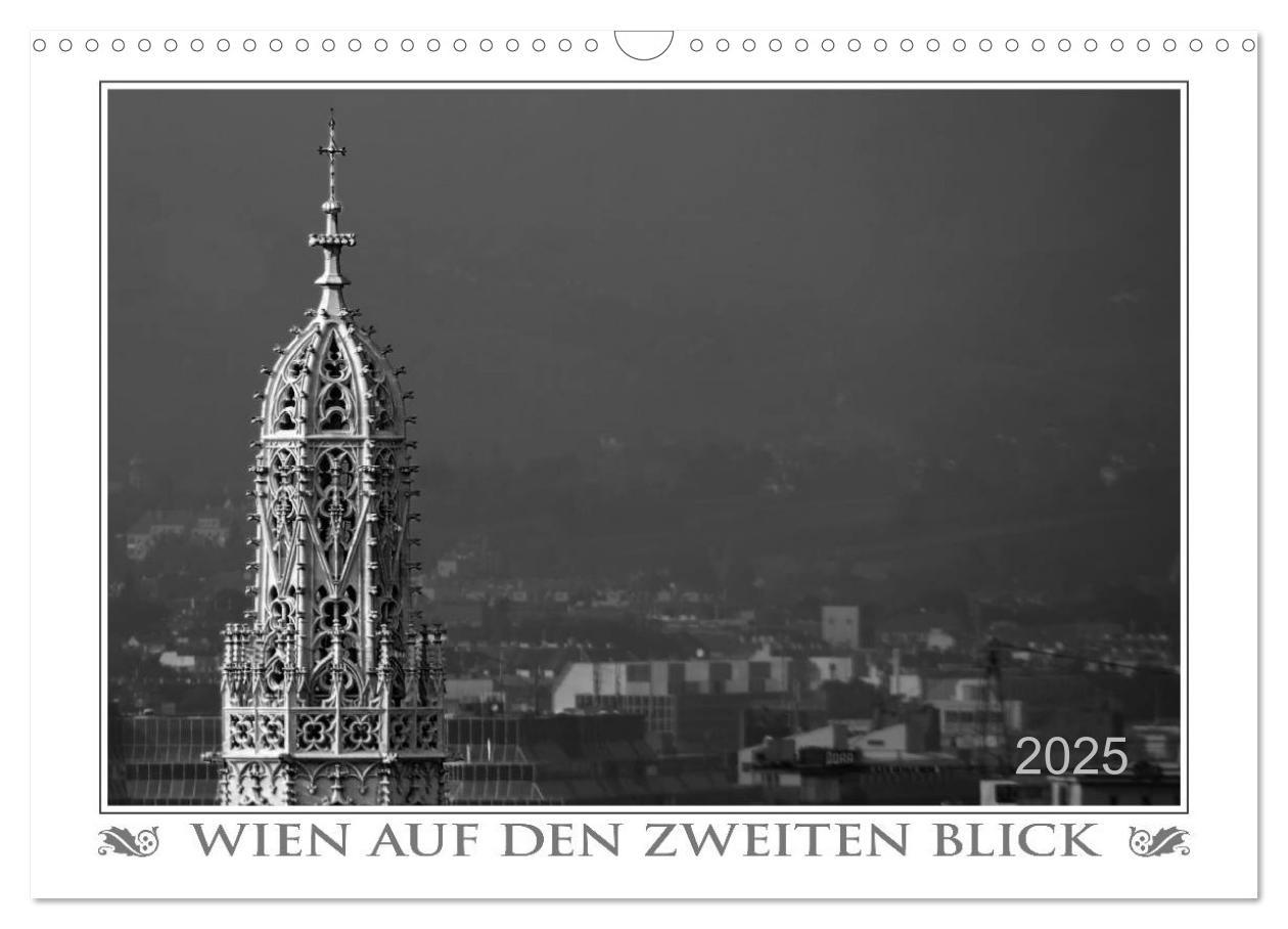 Cover: 9783435475124 | Wien auf den zweiten Blick (Wandkalender 2025 DIN A3 quer),...