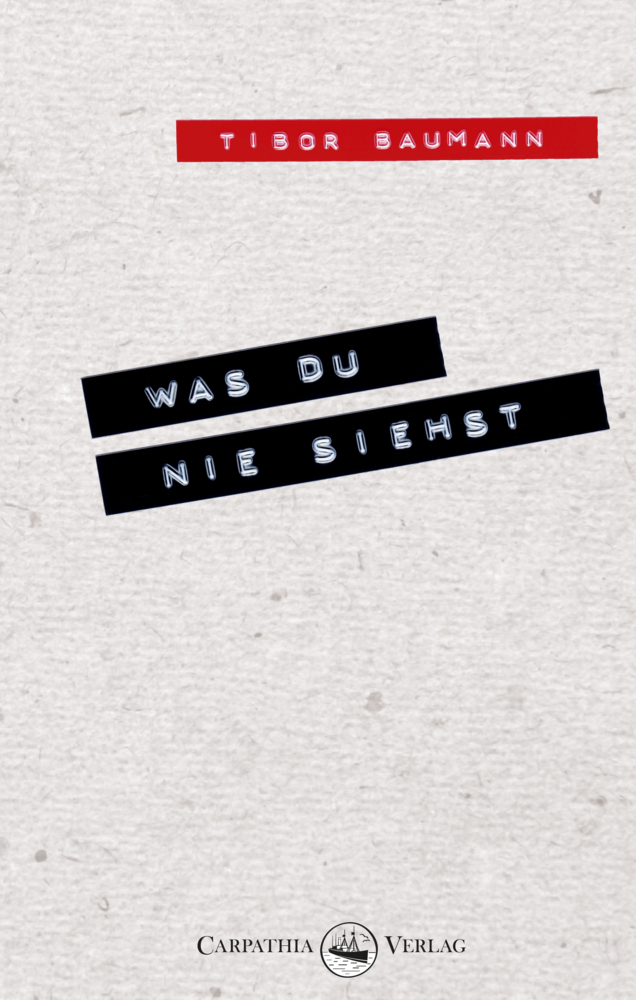 Cover: 9783943709759 | Was du nie siehst | Tibor Baumann | Buch | Mit Lesebändchen | Deutsch