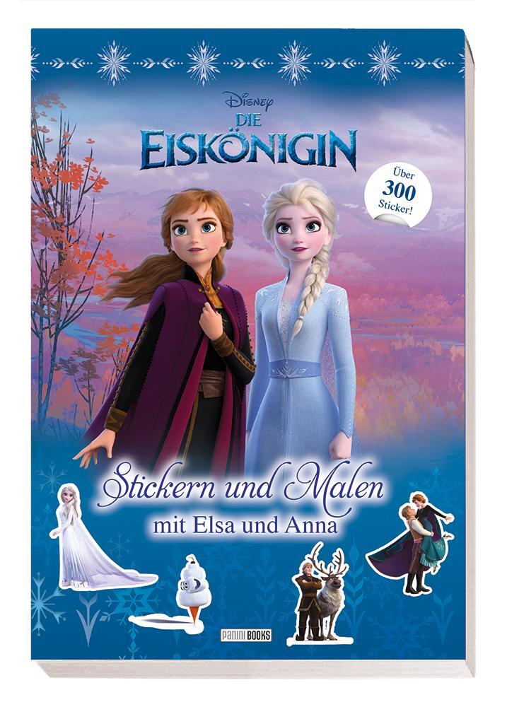 Cover: 9783833240720 | Disney Die Eiskönigin: Stickern und Malen mit Elsa und Anna | Buch