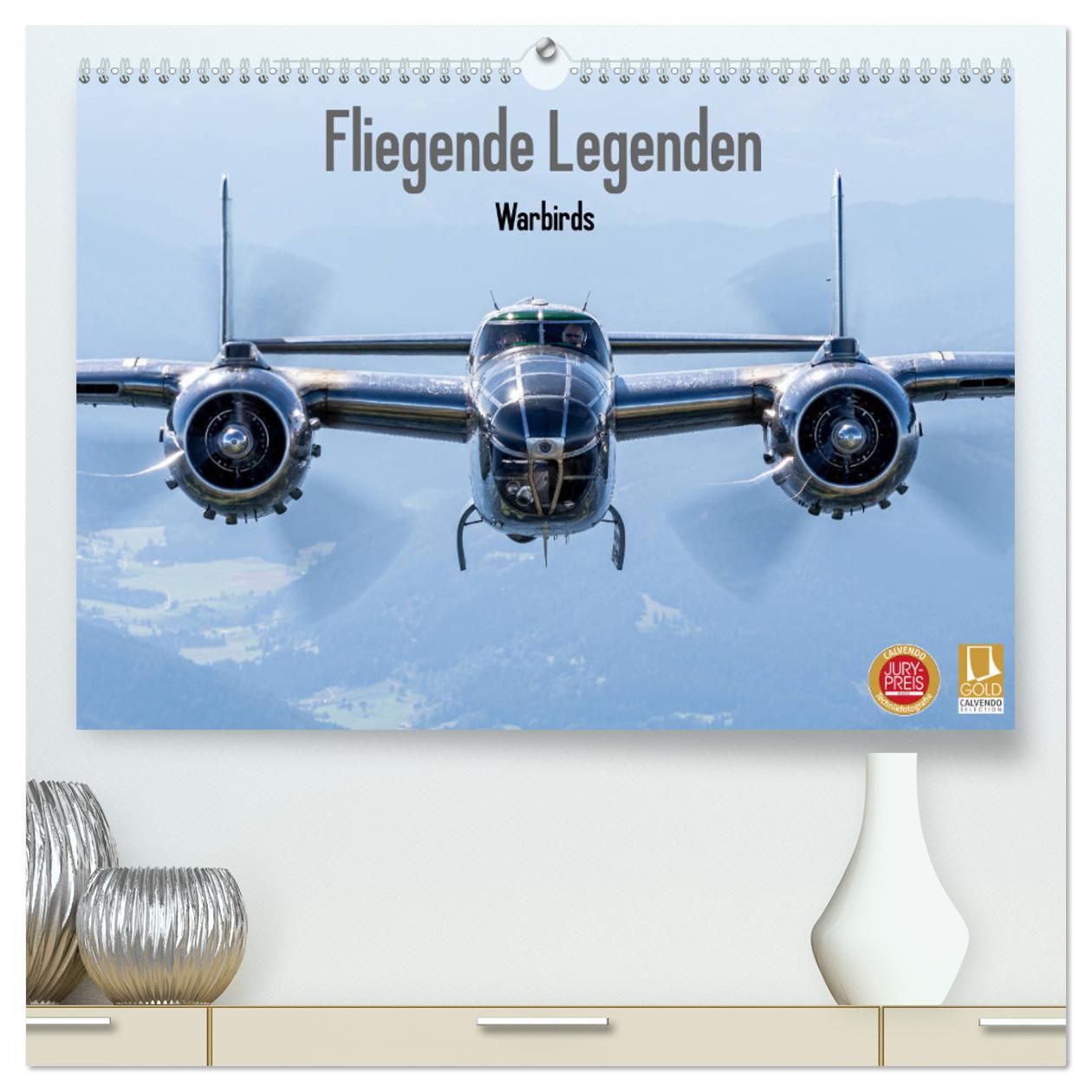 Cover: 9783435146192 | Fliegende Legenden - Warbirds (hochwertiger Premium Wandkalender...