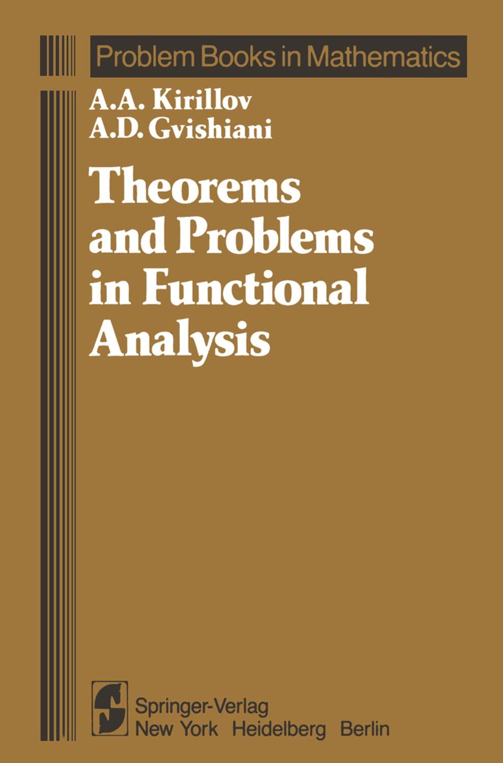Cover: 9781461381556 | Theorems and Problems in Functional Analysis | A. D. Gvishiani (u. a.)