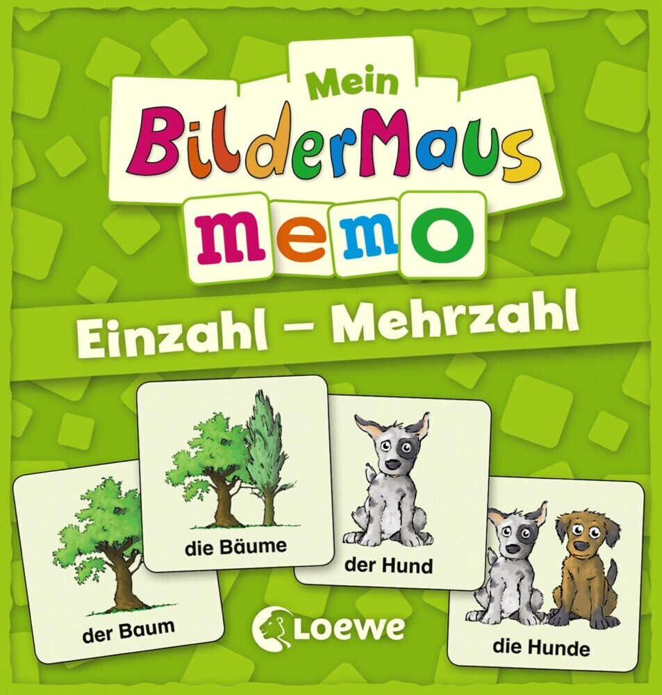 Cover: 9783785587485 | Mein Bildermaus-Memo - Einzahl - Mehrzahl (Kinderspiel) | Rätseln