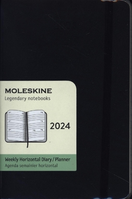 Cover: 8056598856804 | Moleskine 12 Monate Wochenkalender 2024, P/A6, 1 Wo = 2 Seiten,...