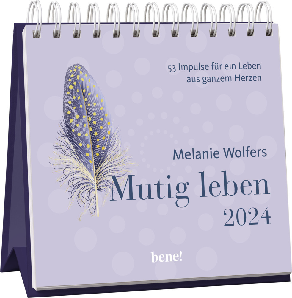 Cover: 4251693902539 | Wochenkalender 2024: Mutig leben | Melanie Wolfers | Kalender | 108 S.