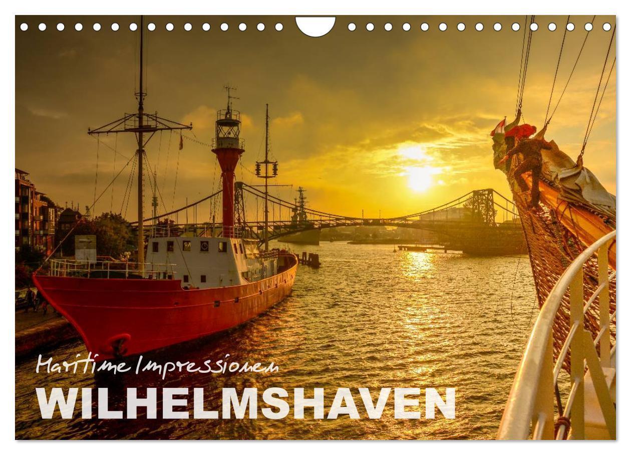 Cover: 9783435633593 | Maritime Impressionen Wilhelmshaven (Wandkalender 2025 DIN A4...