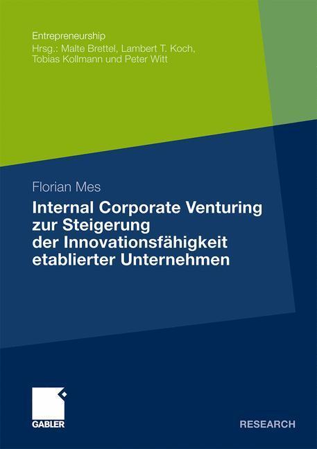 Cover: 9783834928511 | Internal Corporate Venturing zur Steigerung der...