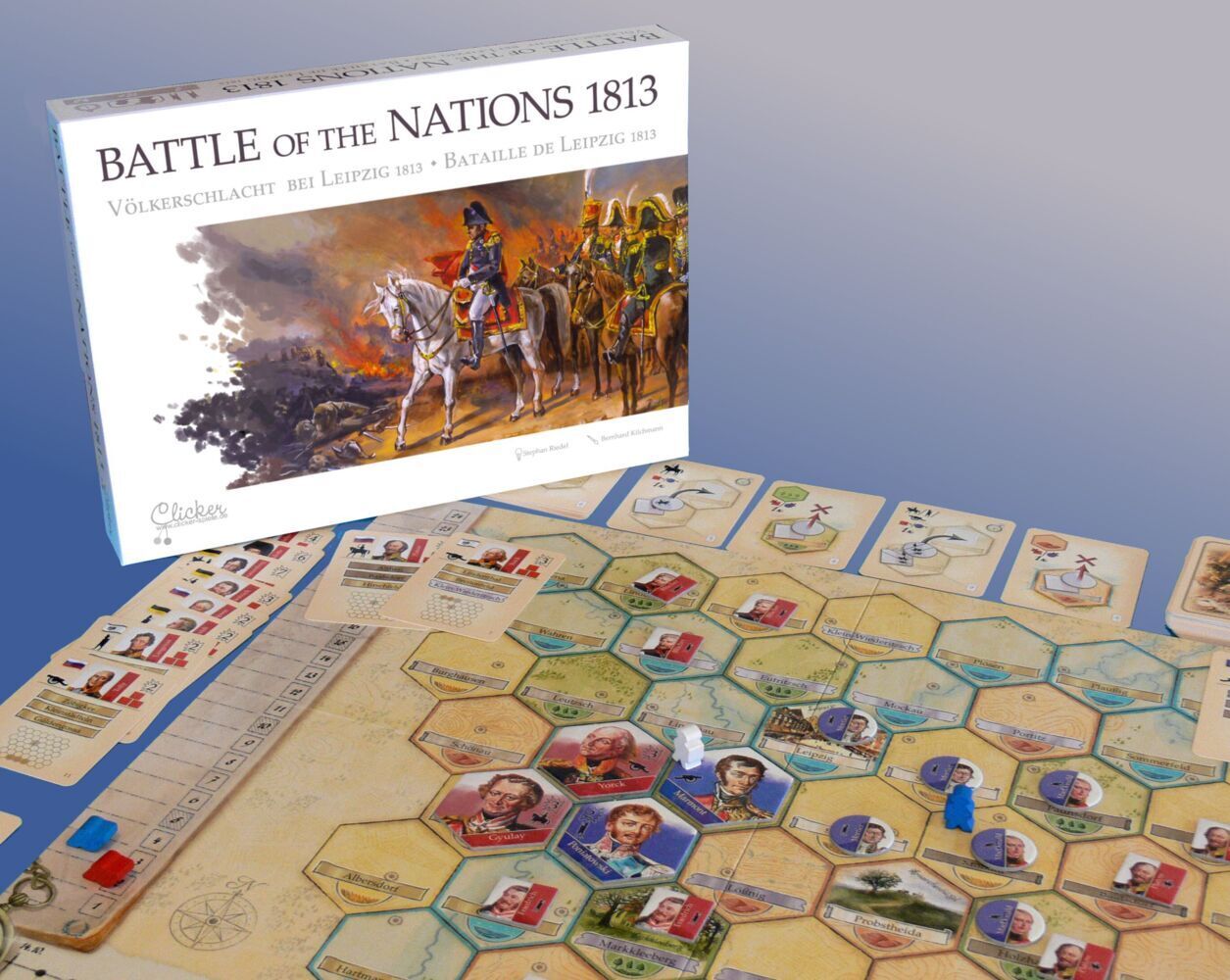 Bild: 4280000153227 | Battle of the Nations 1813 (Spiel) | Völkerschlacht 1813 | Riedel