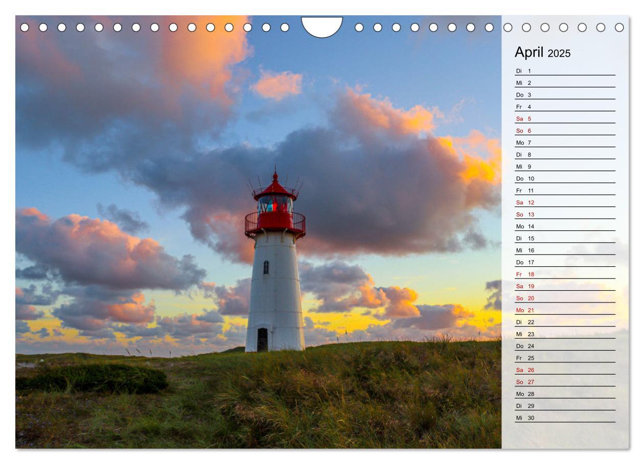 Bild: 9783383848353 | Sylt - Magie der Abendstunden (Wandkalender 2025 DIN A4 quer),...