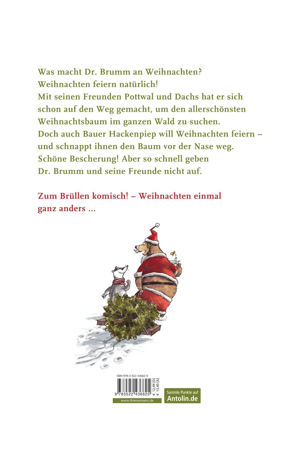 Rückseite: 9783522436625 | Dr. Brumm feiert Weihnachten | Daniel Napp | Buch | Dr. Brumm | 32 S.