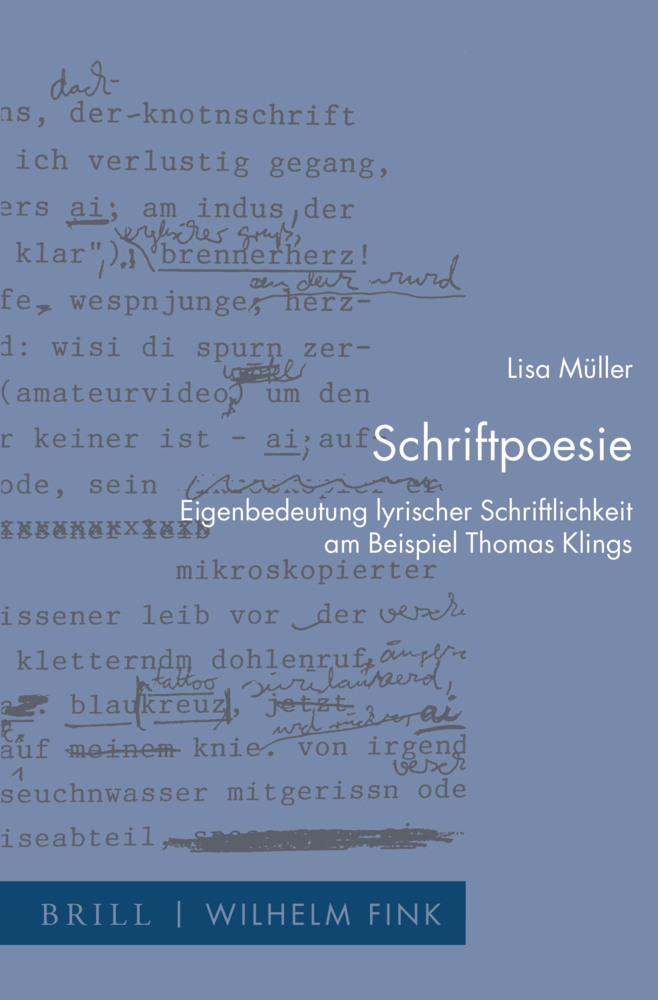 Cover: 9783770565467 | Schriftpoesie | Lisa Müller | Taschenbuch | XVIII | Deutsch | 2021