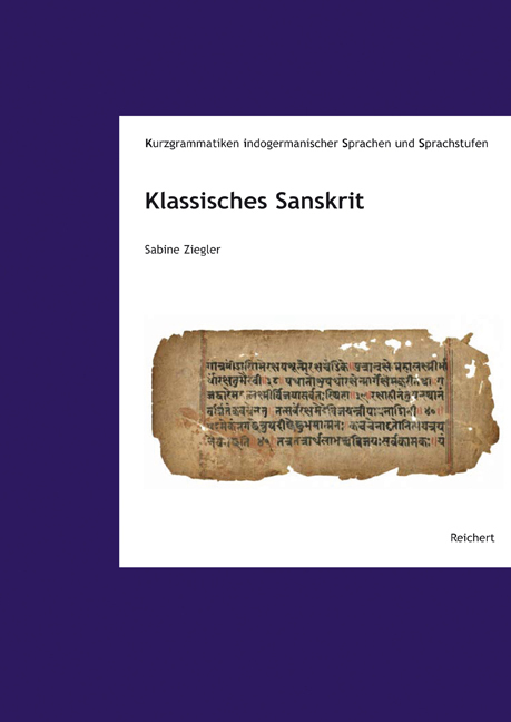 Cover: 9783895008801 | Klassisches Sanskrit | Sabine Ziegler | Taschenbuch | 2013 | Reichert
