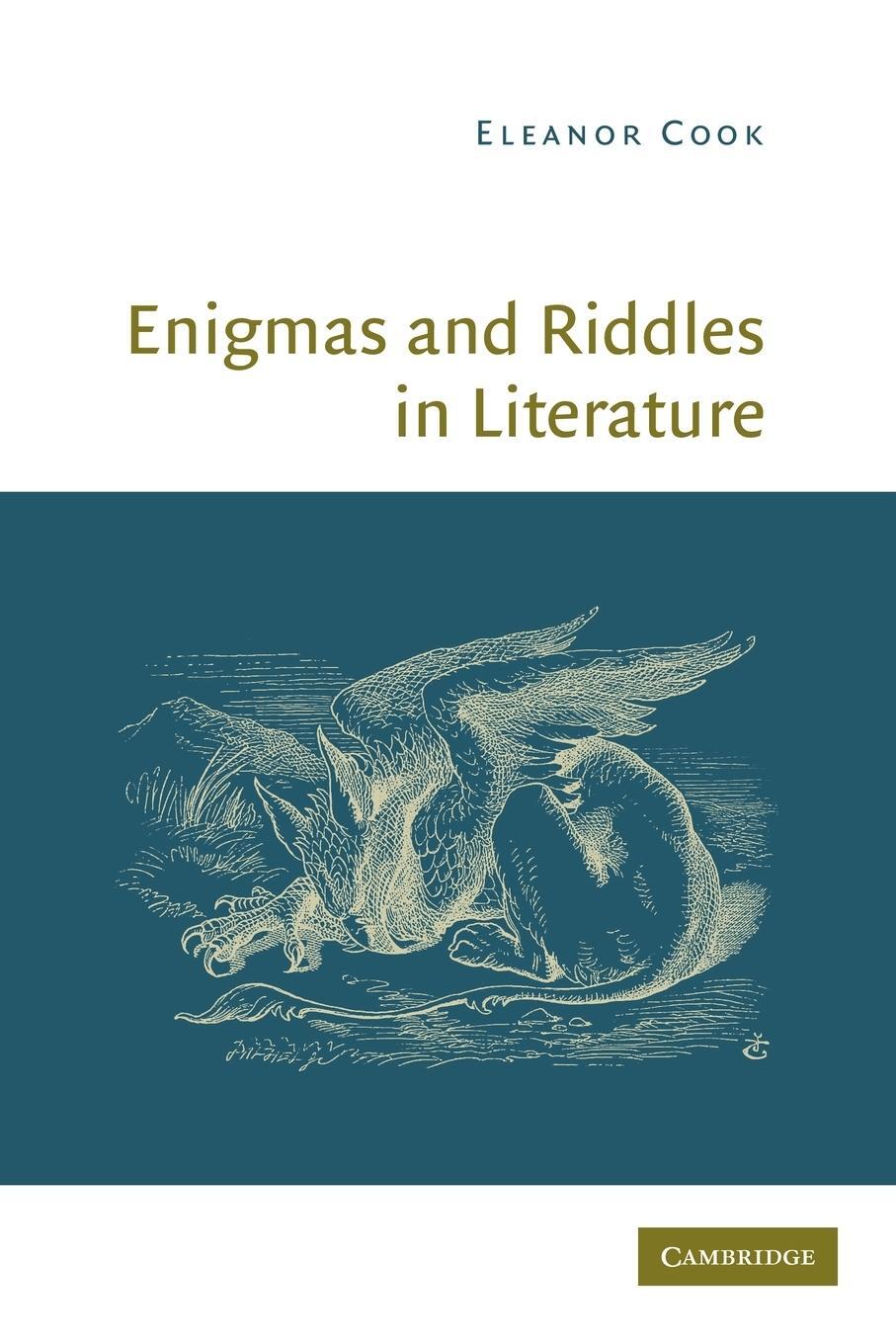 Cover: 9780521119894 | Enigmas and Riddles in Literature | Eleanor Cook | Taschenbuch | 2009