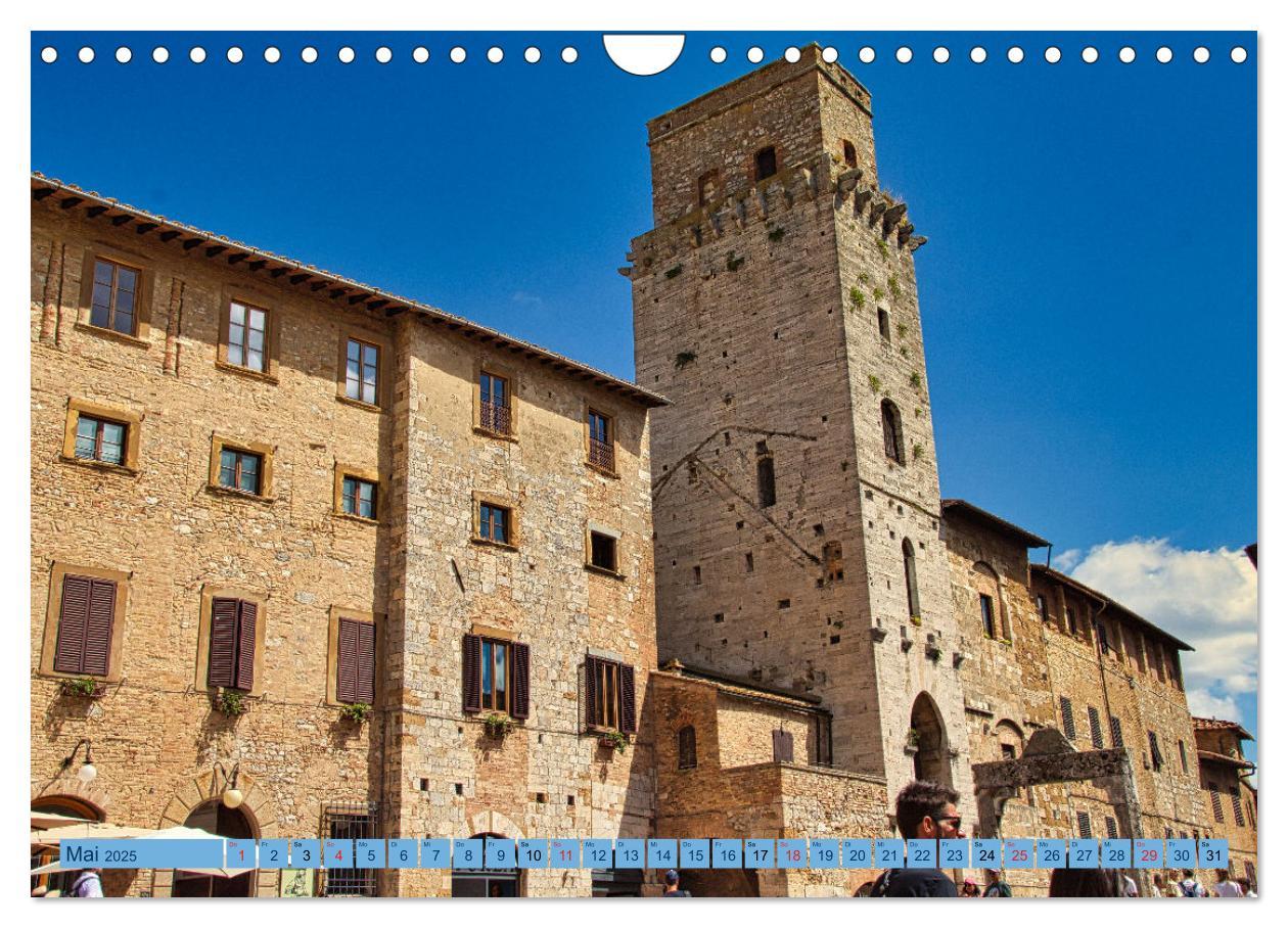 Bild: 9783383921520 | Impressionen aus San Gimignano (Wandkalender 2025 DIN A4 quer),...