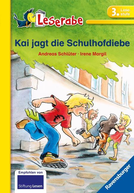 Cover: 9783473380879 | Kai jagt die Schulhofdiebe - Leserabe 3. Klasse - Erstlesebuch für...