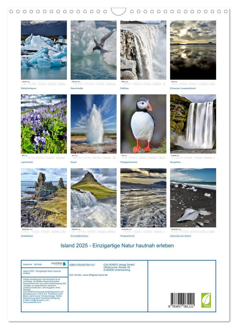 Bild: 9783457061121 | Island 2025 - Einzigartige Natur hautnah erleben (Wandkalender 2025...