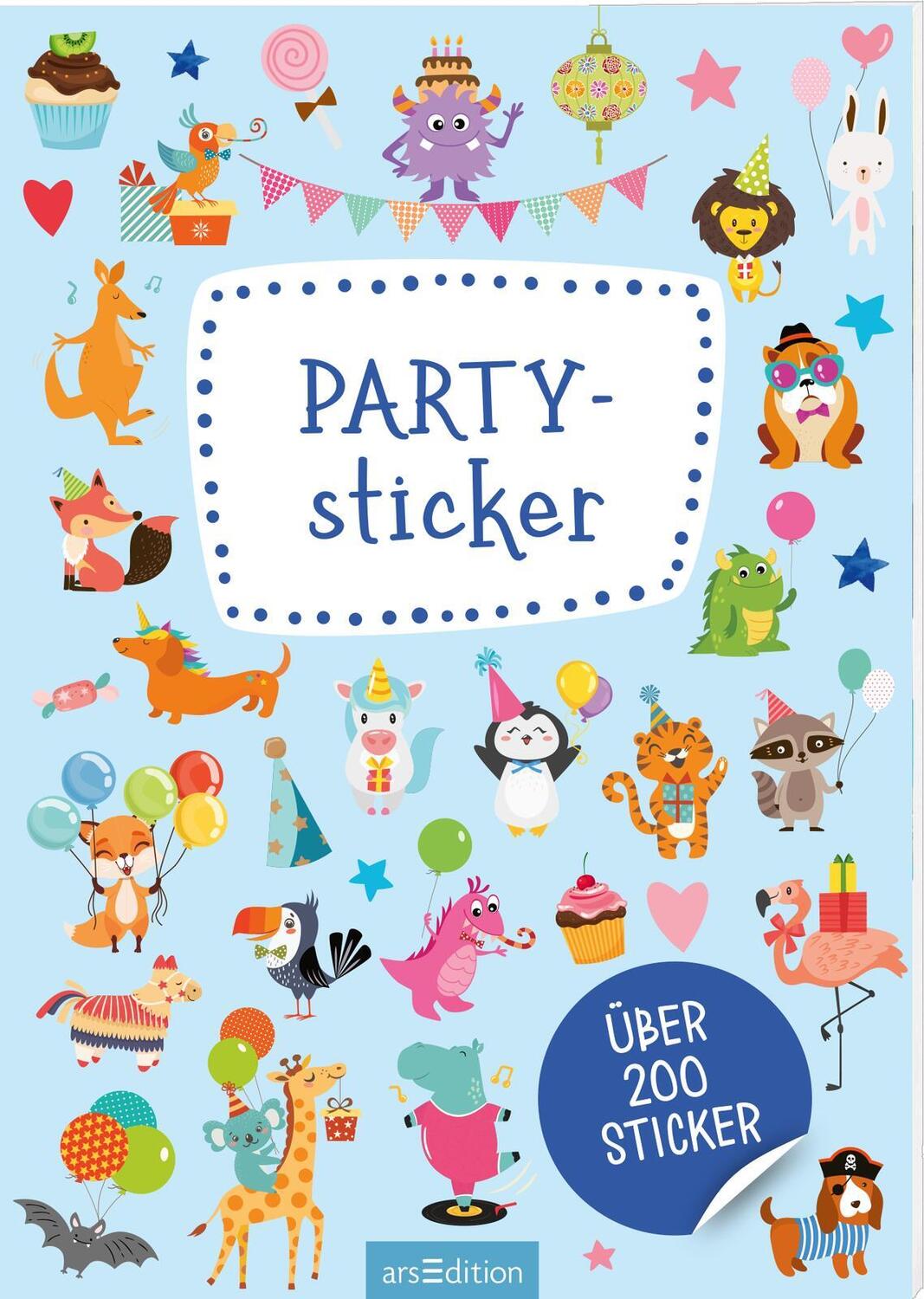 Cover: 4014489131243 | Partysticker | Über 200 Sticker | Stück | Softcover mit Stickerbögen