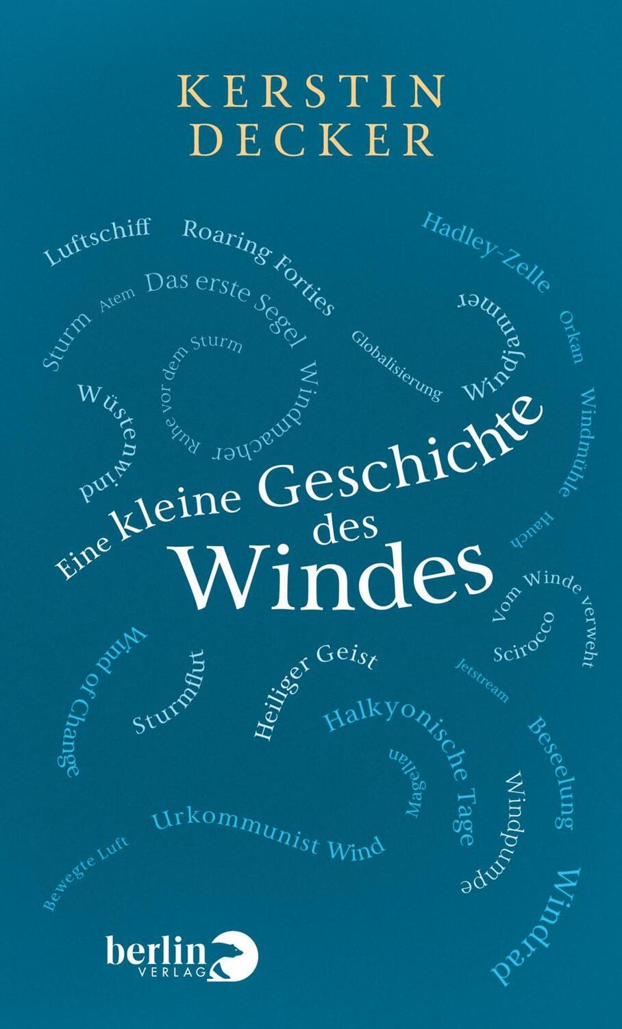 Cover: 9783827014924 | Eine kleine Geschichte des Windes | Kerstin Decker | Buch | 256 S.