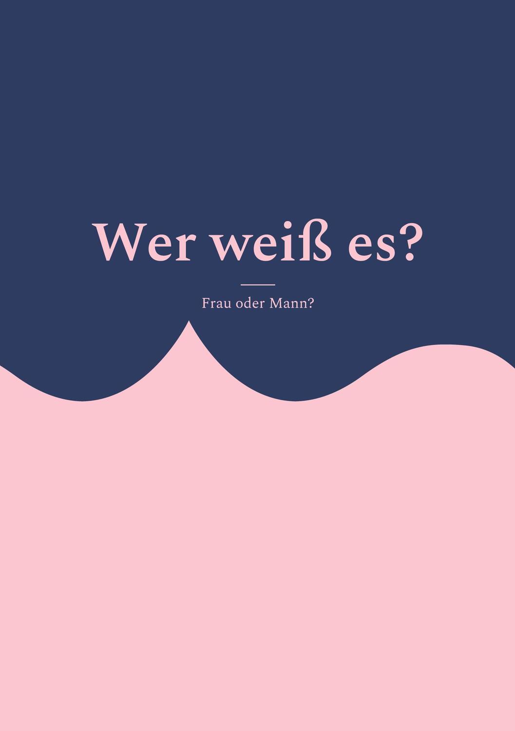 Cover: 9783757819422 | Wer weiß es? | Frau oder Mann? | Gabriele Helms | Taschenbuch | 200 S.