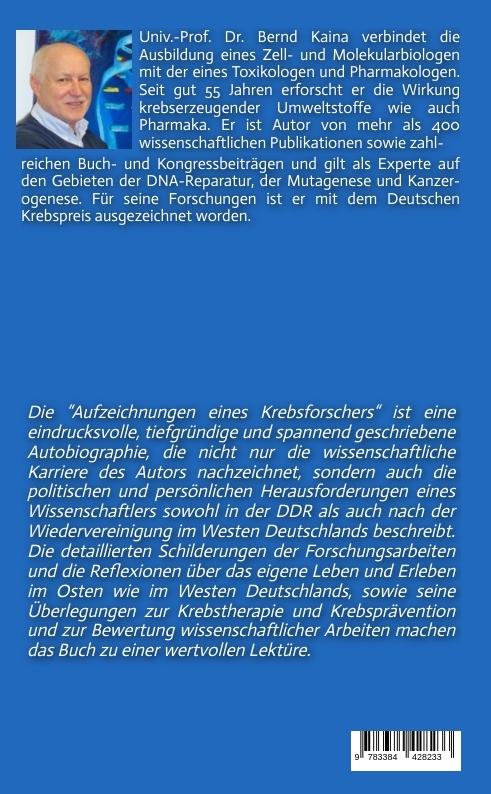 Rückseite: 9783384428233 | Im Osten und im Westen - Aufzeichnungen eines Krebsforschers | Kaina