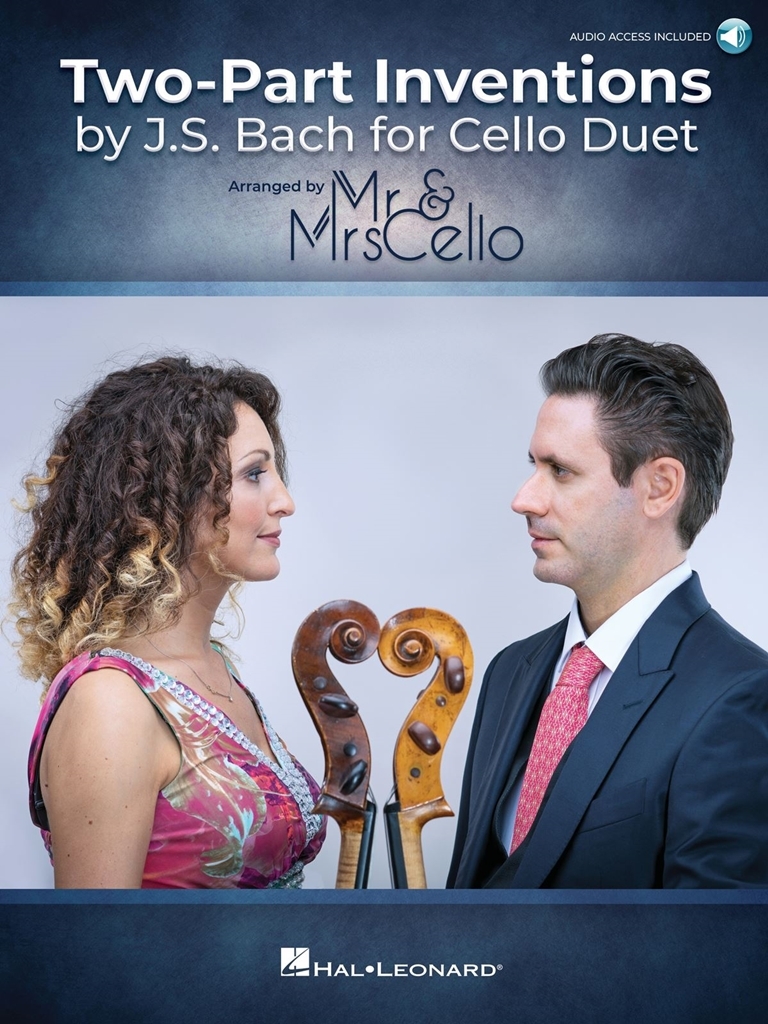 Cover: 840126950915 | Two-Part Inventions by J.S. Bach for Cello Duet | Mr. And Mrs. Cello