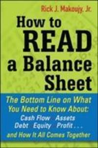 Cover: 9780071700337 | How to Read a Balance Sheet: The Bottom Line on What You Need to...