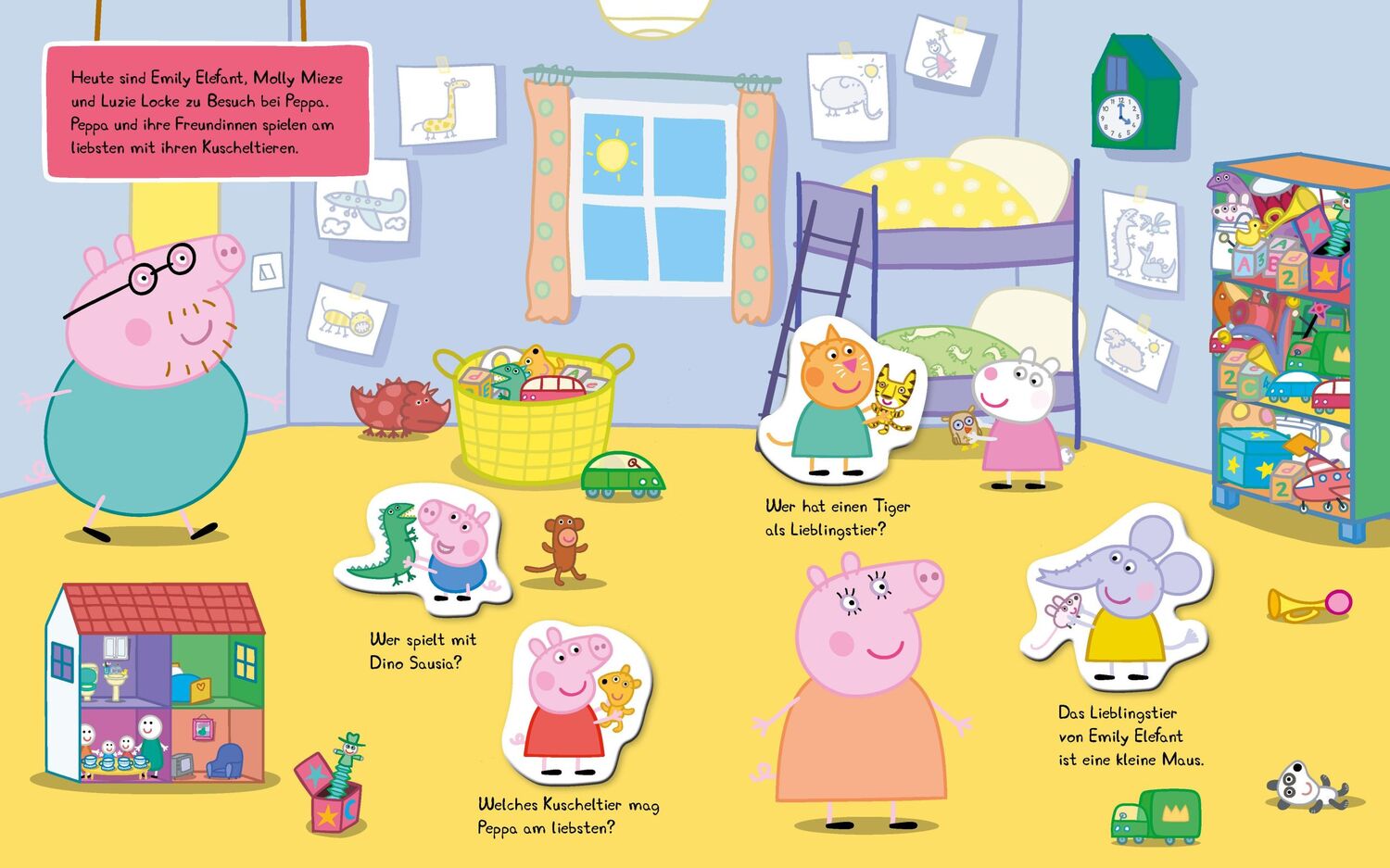 Bild: 9783849917418 | Peppa Pig Magnet-Spiel-Buch | Lernspaß mit 16 Magneten | Laura Teller