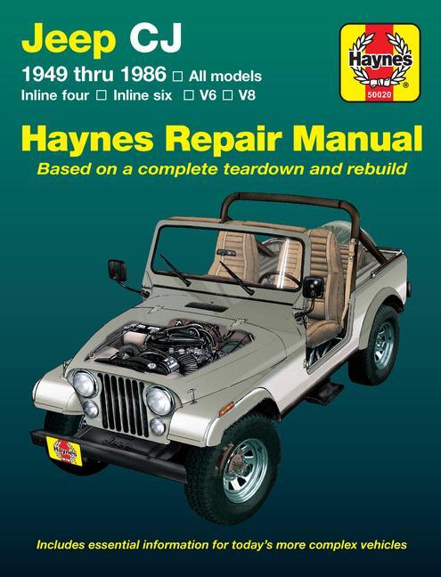Cover: 9781563922213 | Jeep Cj, Scrambler, Renegade, Laredo &amp; Golden Eagle 1949-86 | Haynes
