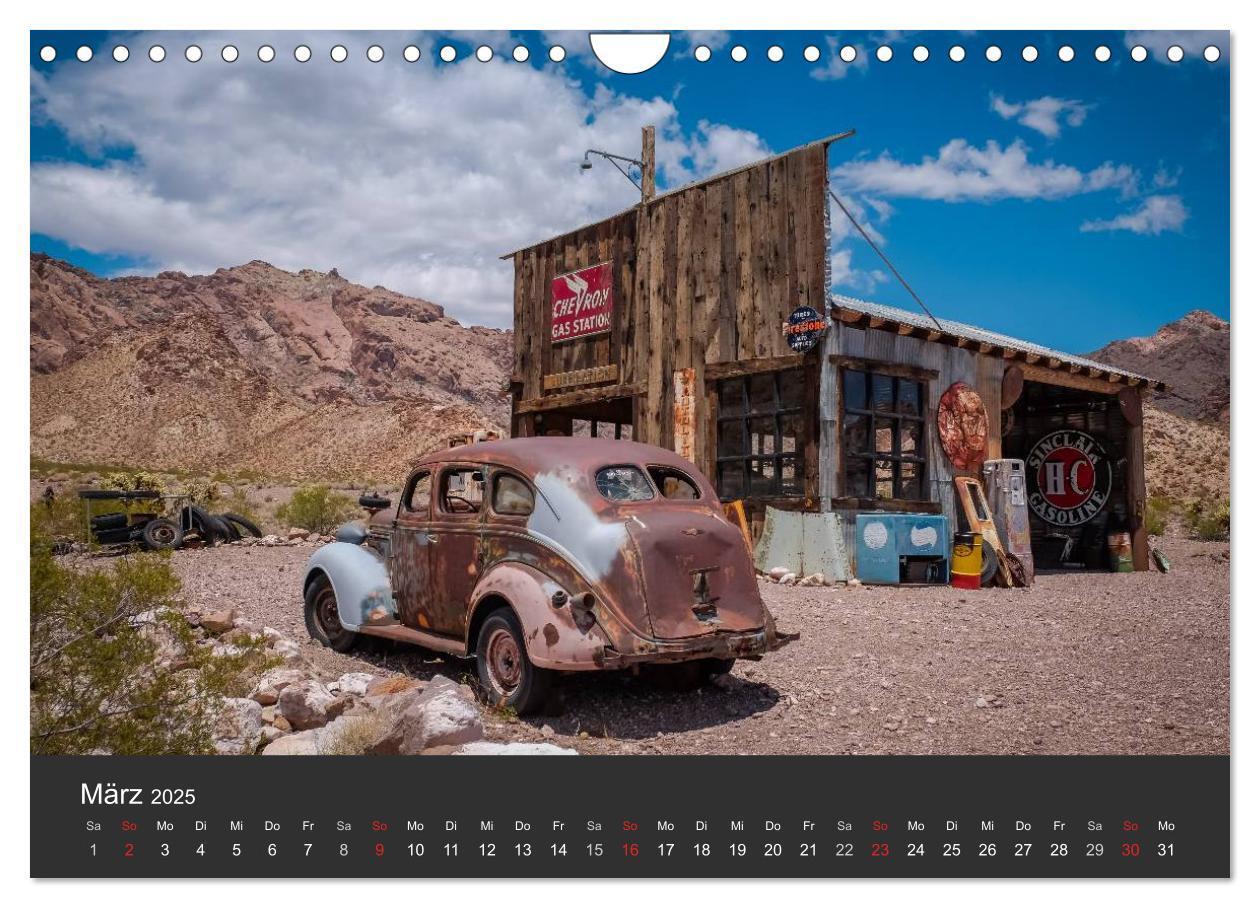 Bild: 9783435576739 | Vergessene Zeitzeugen entlang der Route 66 (Wandkalender 2025 DIN...