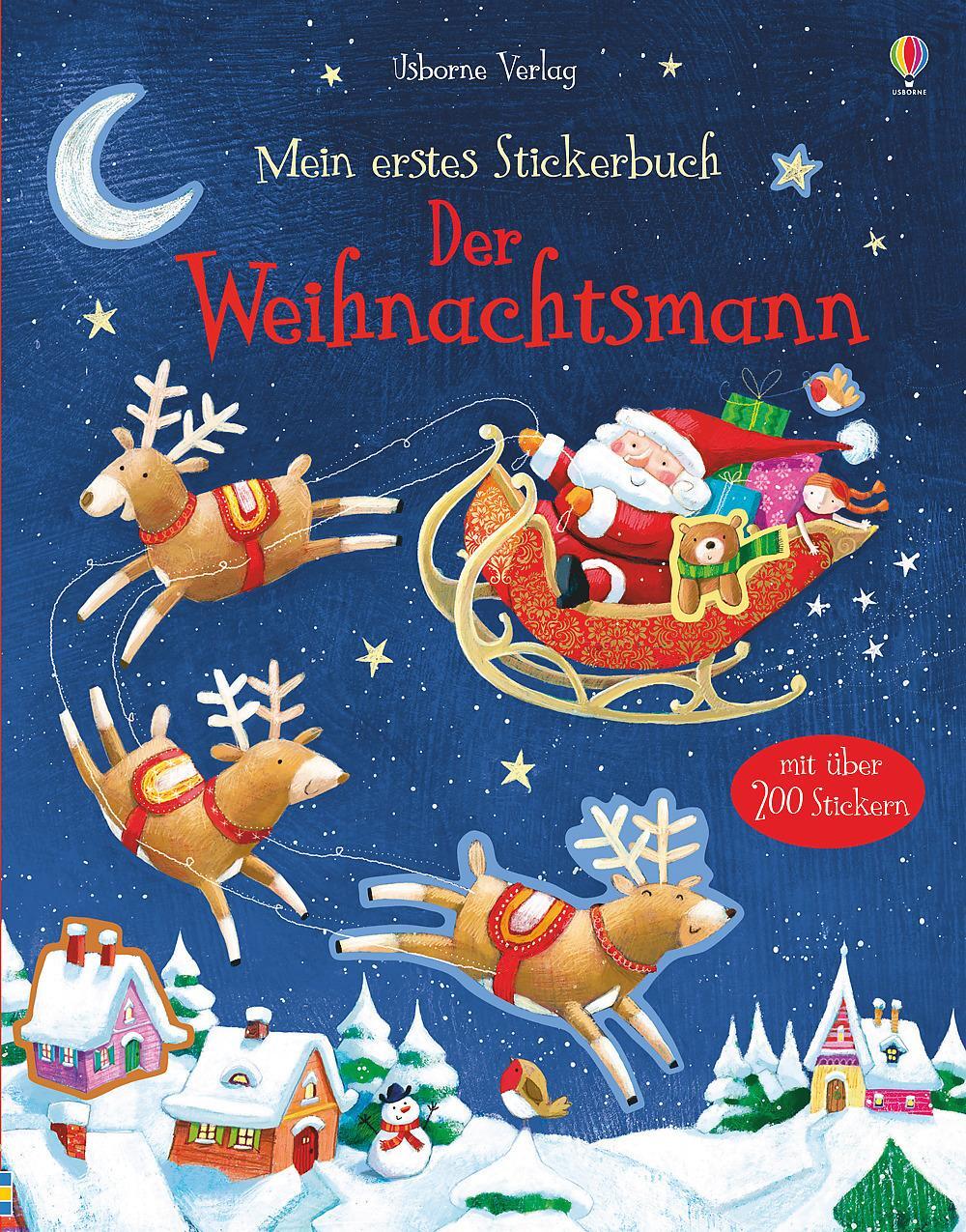Cover: 9781782328131 | Mein erstes Stickerbuch: Der Weihnachtsmann | Sam Taplin | Taschenbuch