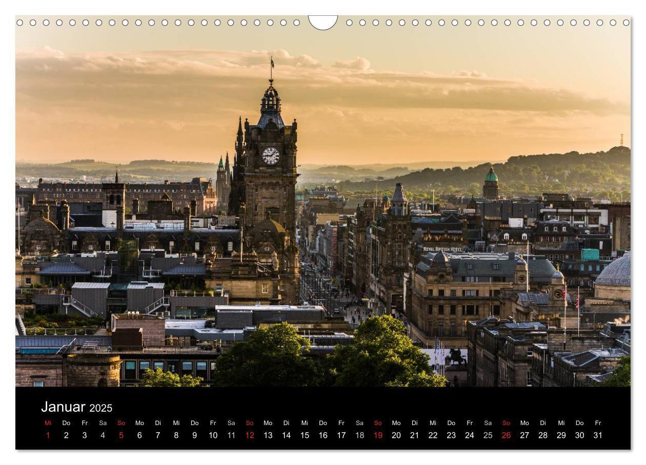 Bild: 9783435692934 | Faszination Edinburgh (Wandkalender 2025 DIN A3 quer), CALVENDO...