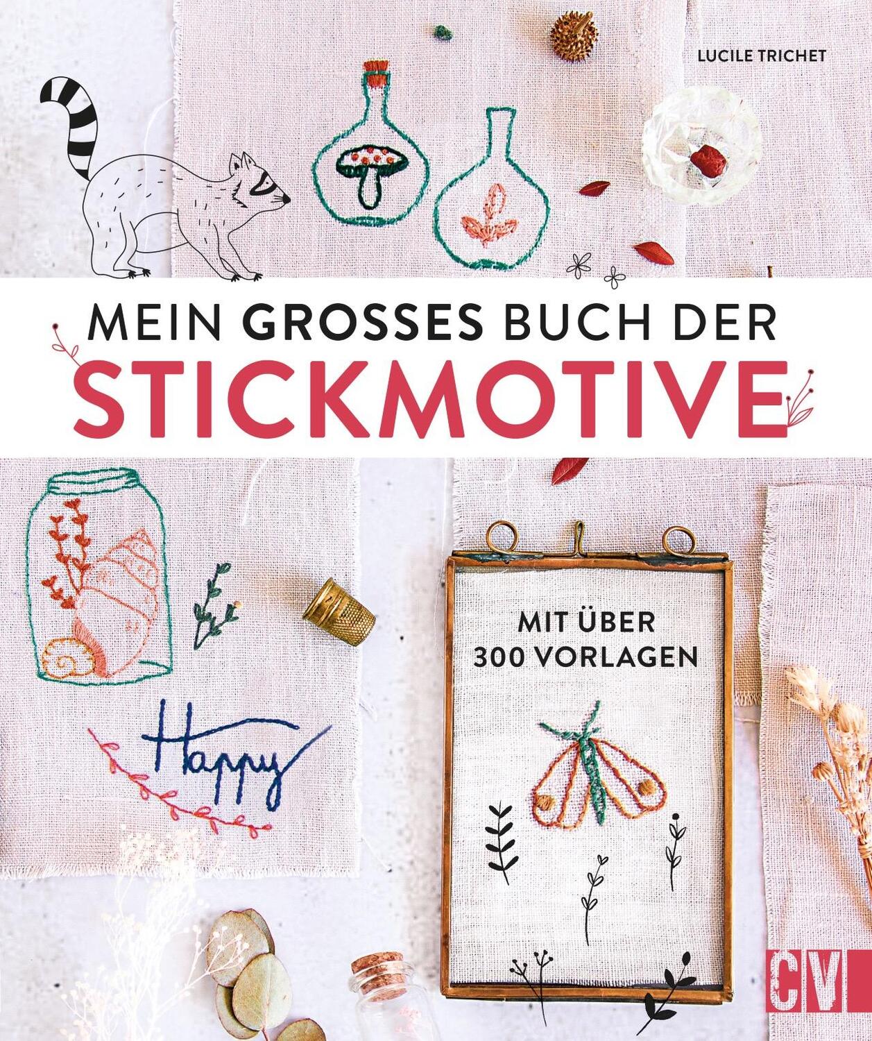 Cover: 9783841065551 | Mein großes Buch der Stickmotive | Mit über 300 Vorlagen | Trichet
