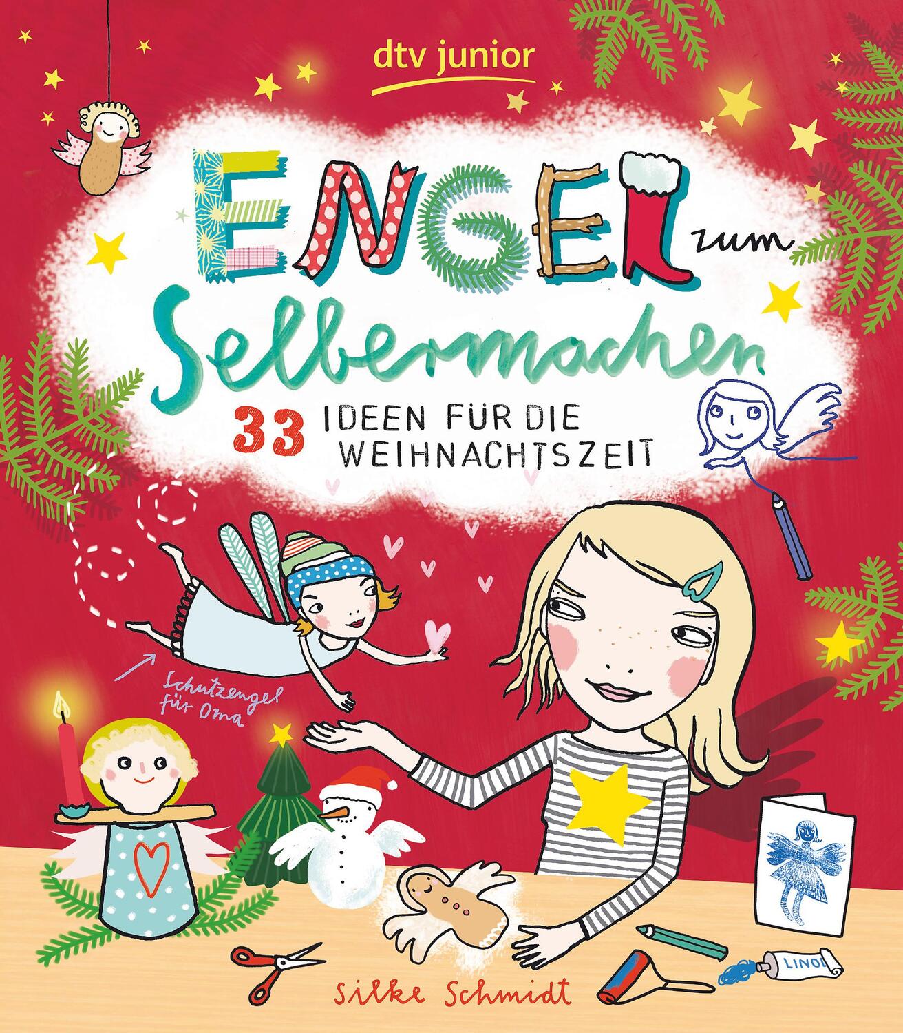 Cover: 9783423718110 | Engel zum Selbermachen 33 Ideen für die Weihnachtszeit | Silke Schmidt