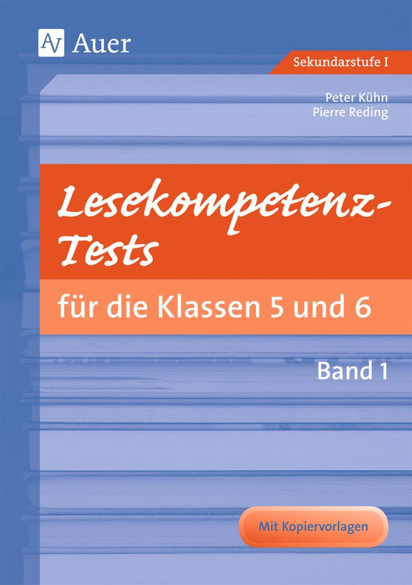 Cover: 9783403041580 | Lesekompetenz-Tests 5/6, Band 1 | Mit Kopiervorlage (5. und 6. Klasse)