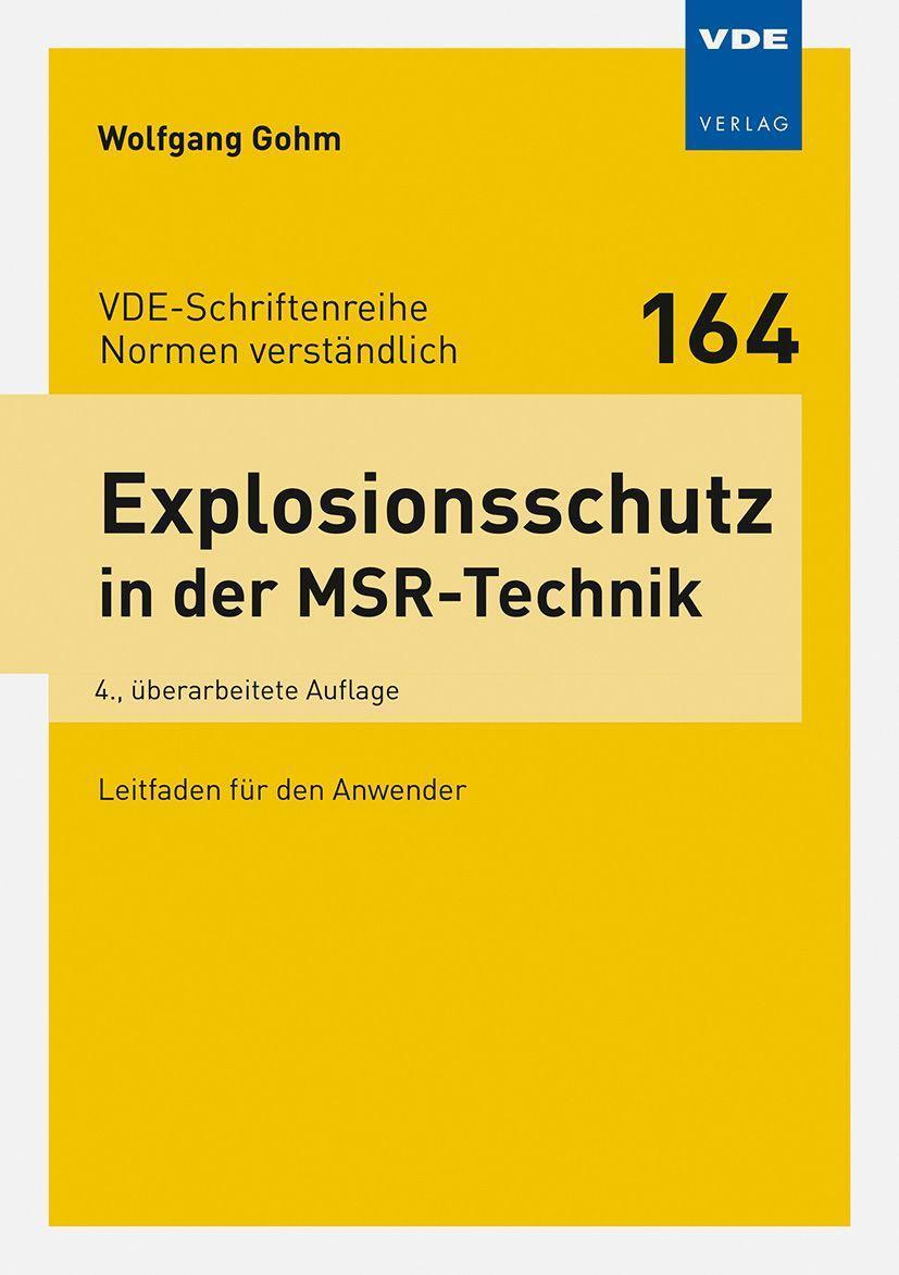 Cover: 9783800759088 | Explosionsschutz in der MSR-Technik | Leitfaden für den Anwender