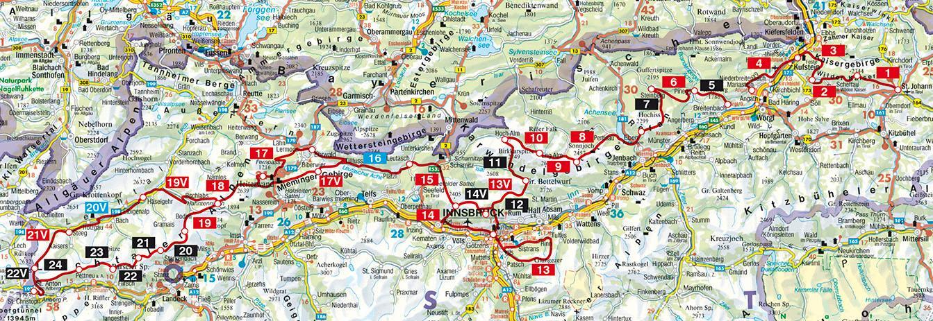 Bild: 9783763344901 | Adlerweg | Vom Wilden Kaiser zum Arlberg. 24 Etappen. Mit GPS-Tracks
