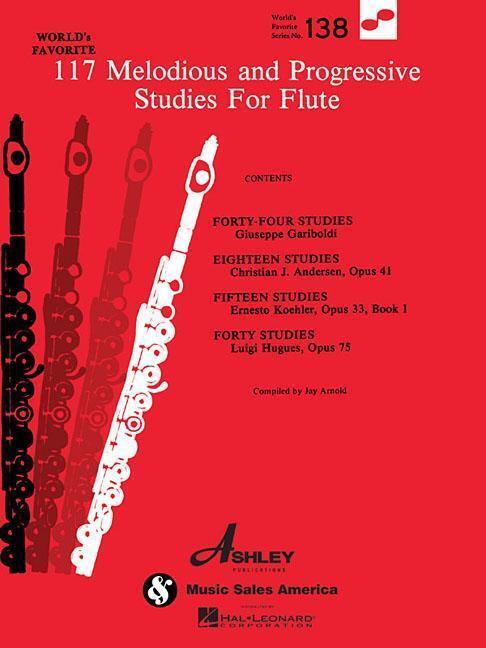 Cover: 9780825651236 | 117 Melodious and Progressive Studies for Flute: World's Favorite...