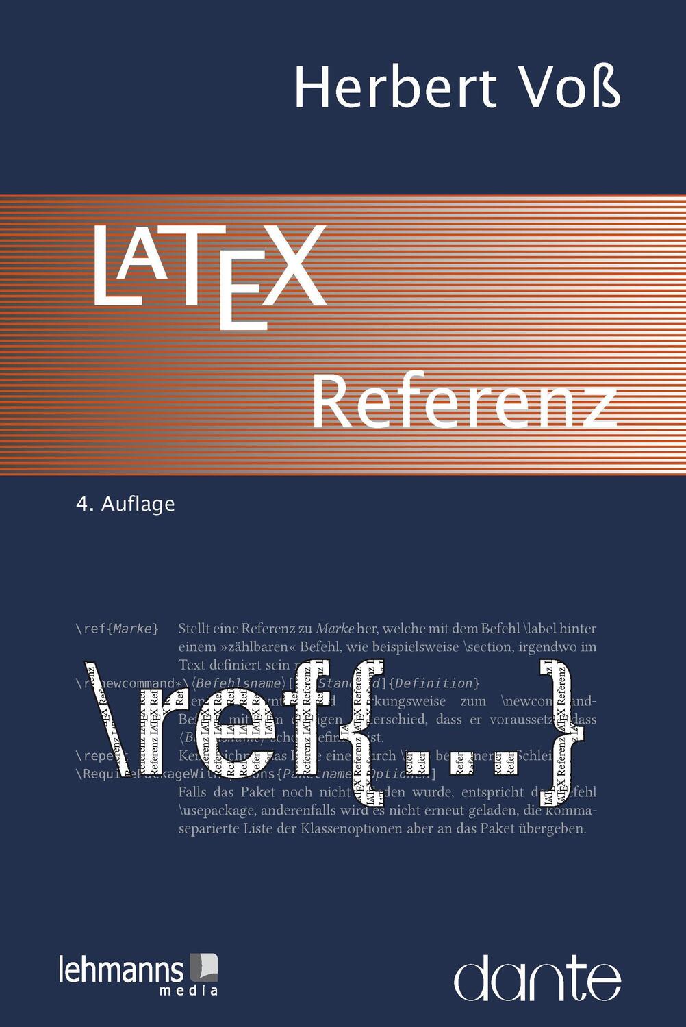 Cover: 9783965430655 | LaTeX-Referenz | Herbert Voß | Taschenbuch | Deutsch | 2019