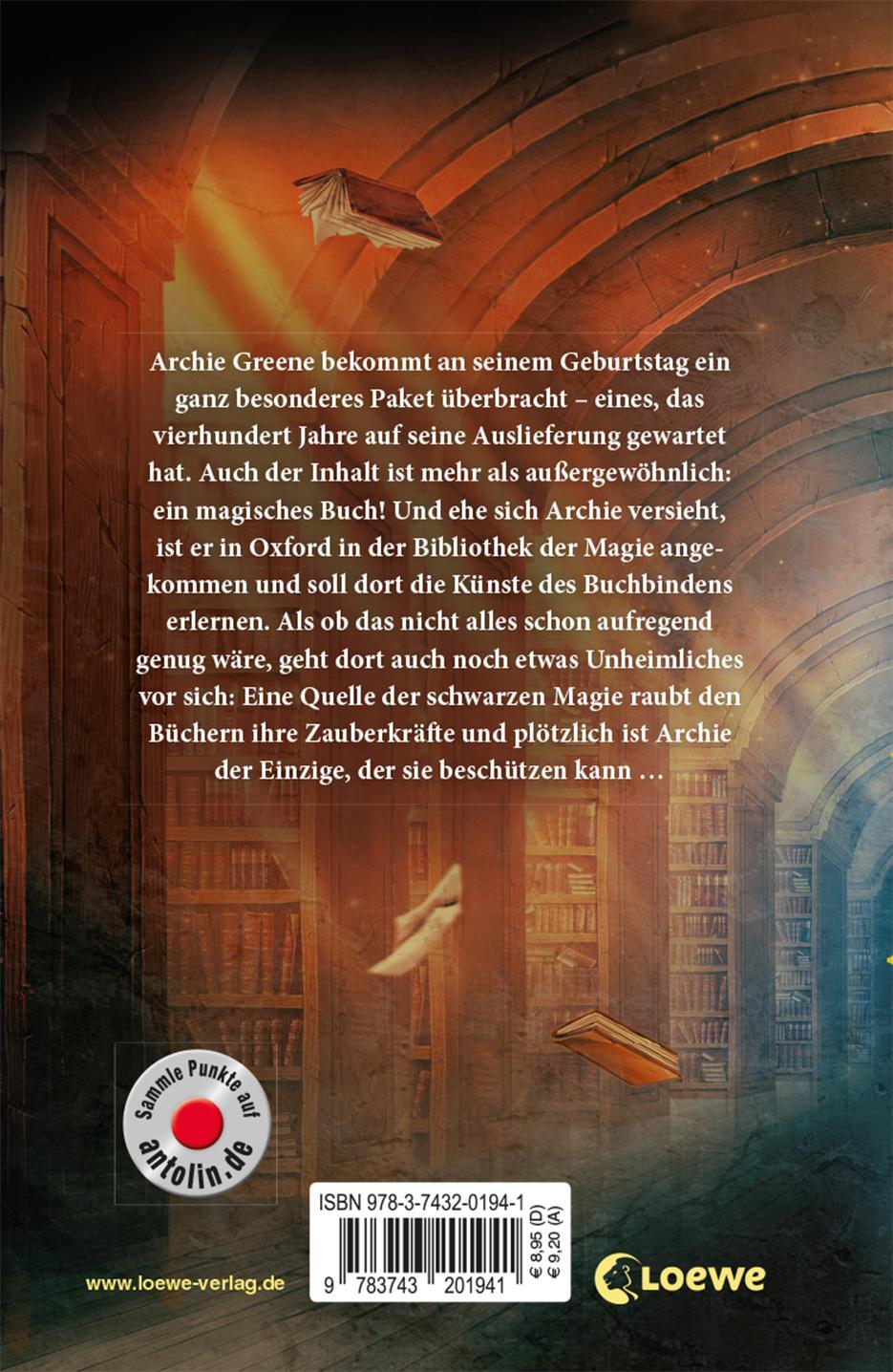 Rückseite: 9783743201941 | Archie Greene und die Bibliothek der Magie (Band 1) | D. D. Everest